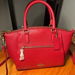 Coach red bag